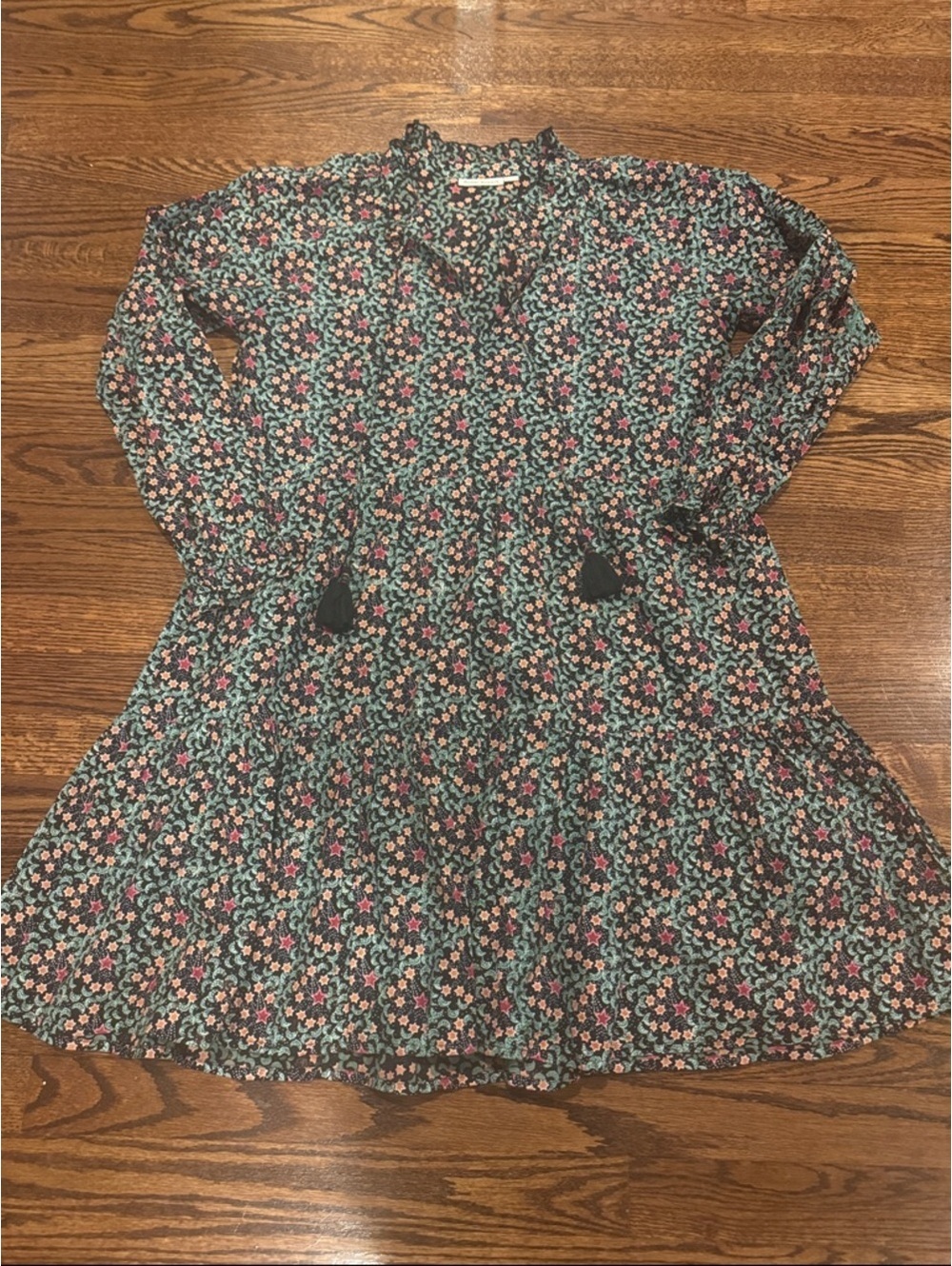 Anthropology Roller Rabbit Stars and Moons Tiered Dress Size Medium